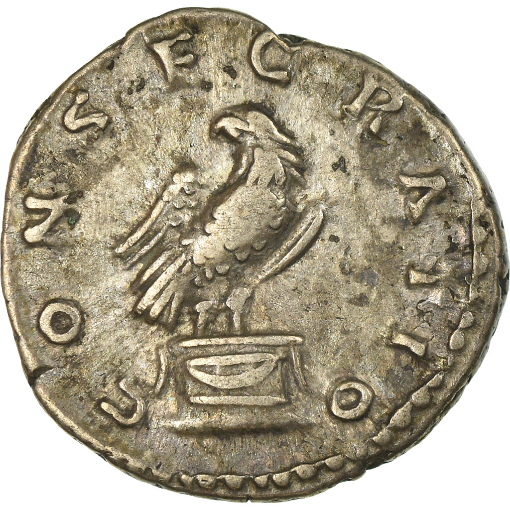 Coin, Antoninus Pius, Denarius, 161, Roma, AU(50-53), Silver, RIC:431