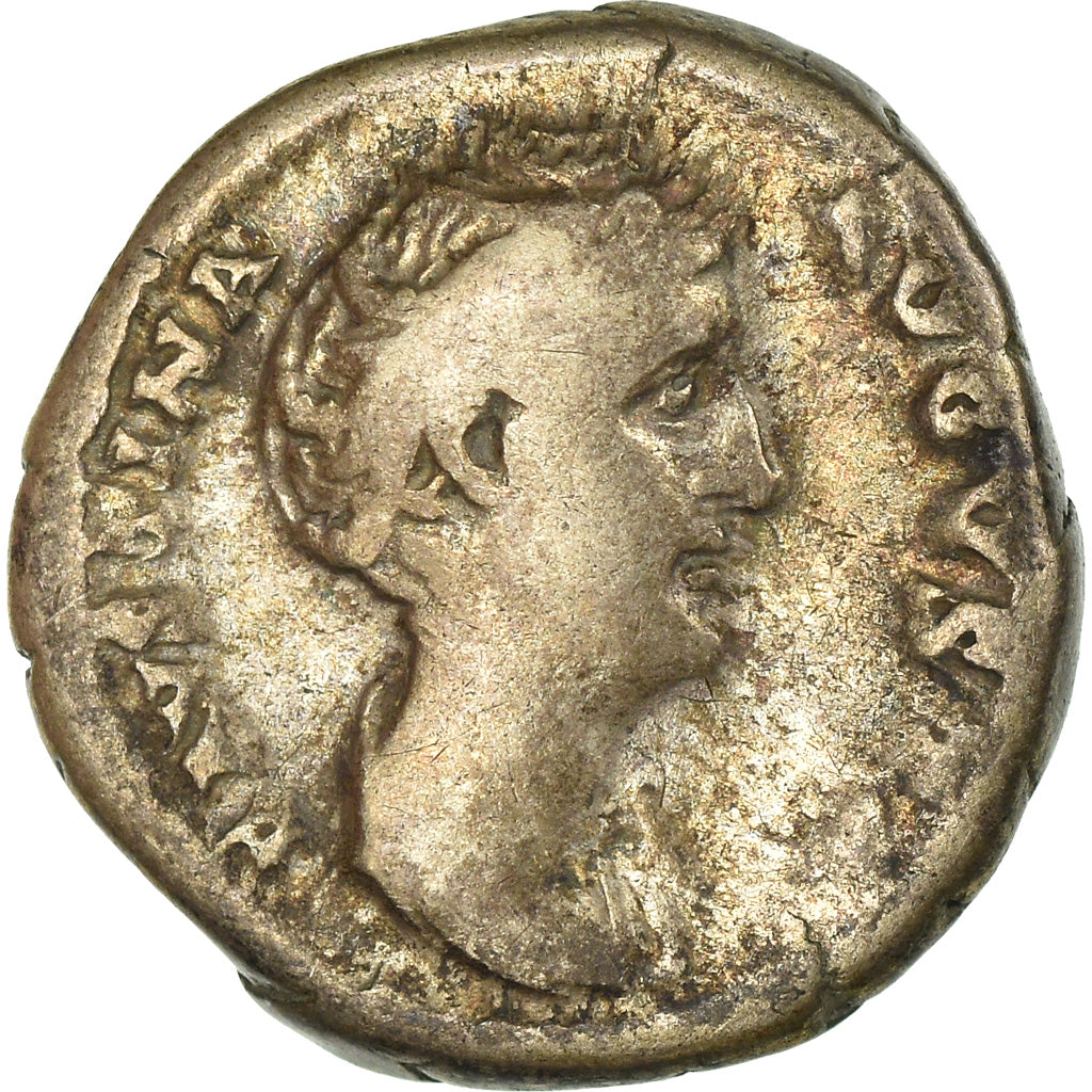 Munten, Faustina I, Denarius, 141, Rome, Rare, FR, Zilver, RIC:339 var.