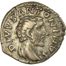 Coin, Antoninus Pius, Denarius, 161, Roma, AU(50-53), Silver, RIC:436