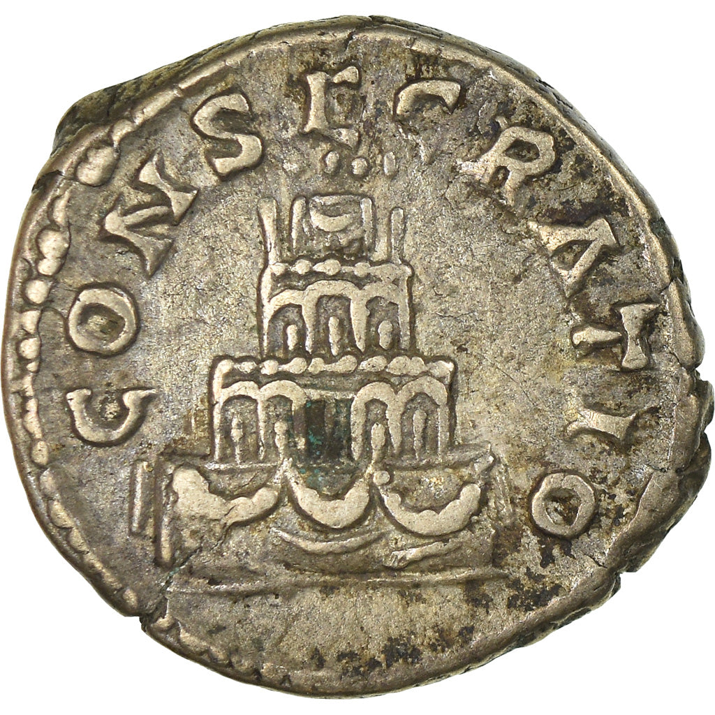 Coin, Antoninus Pius, Denarius, 161, Roma, AU(50-53), Silver, RIC:436