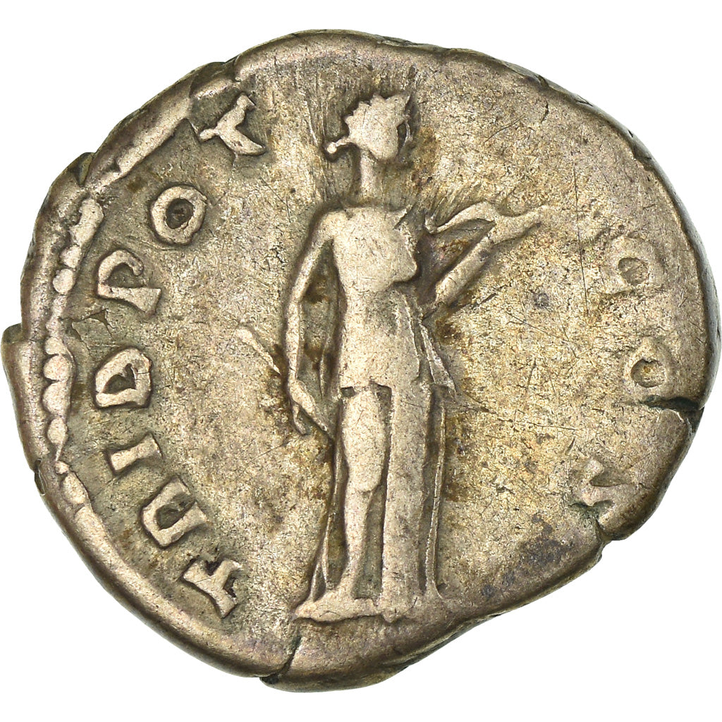 Moneda, Antoninus Pius, Denarius, 138, Rome, MBC, Plata, RIC:447a