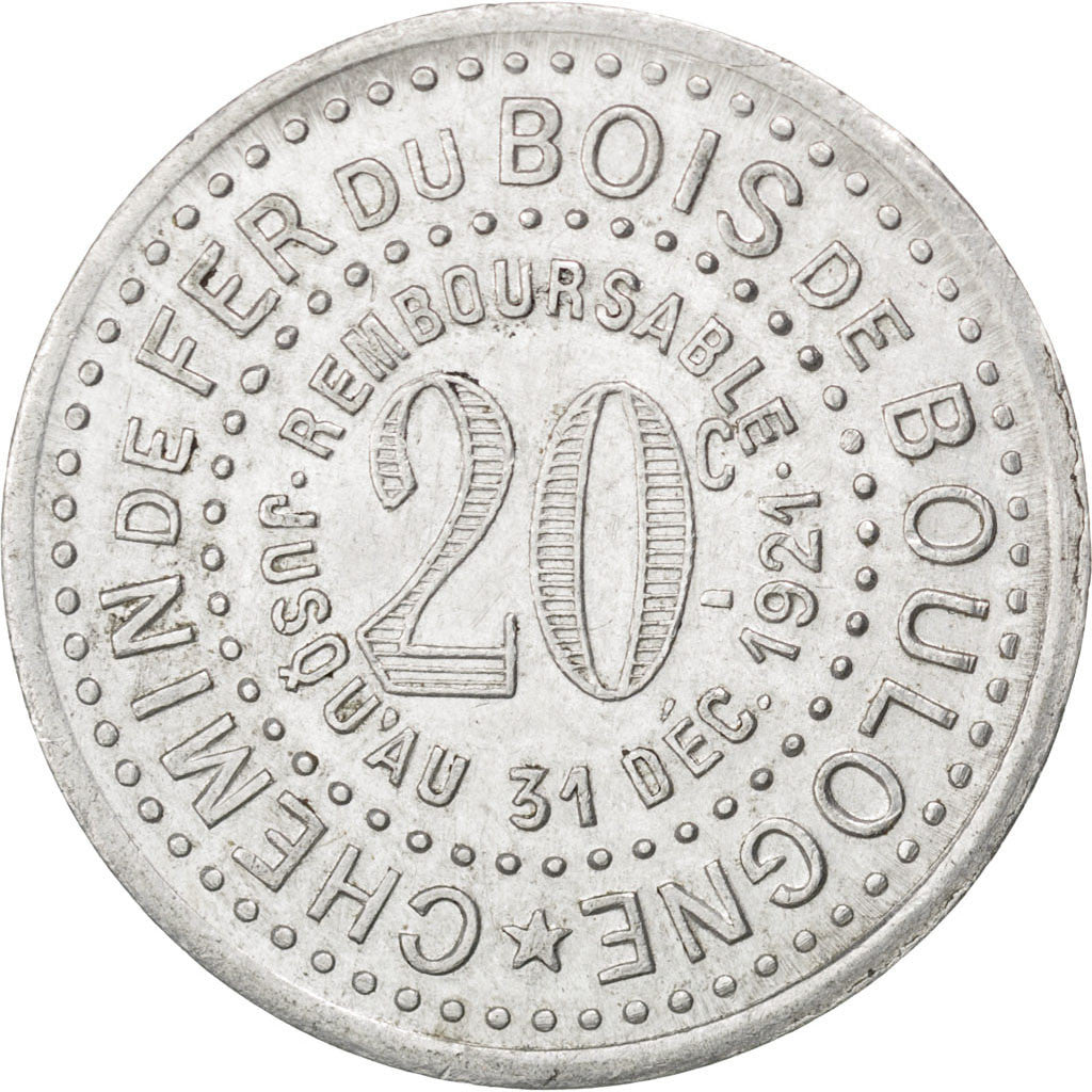 France, 20 Centimes, 1921, AU(50-53), Aluminium, Elie #C770.1b, 1.89