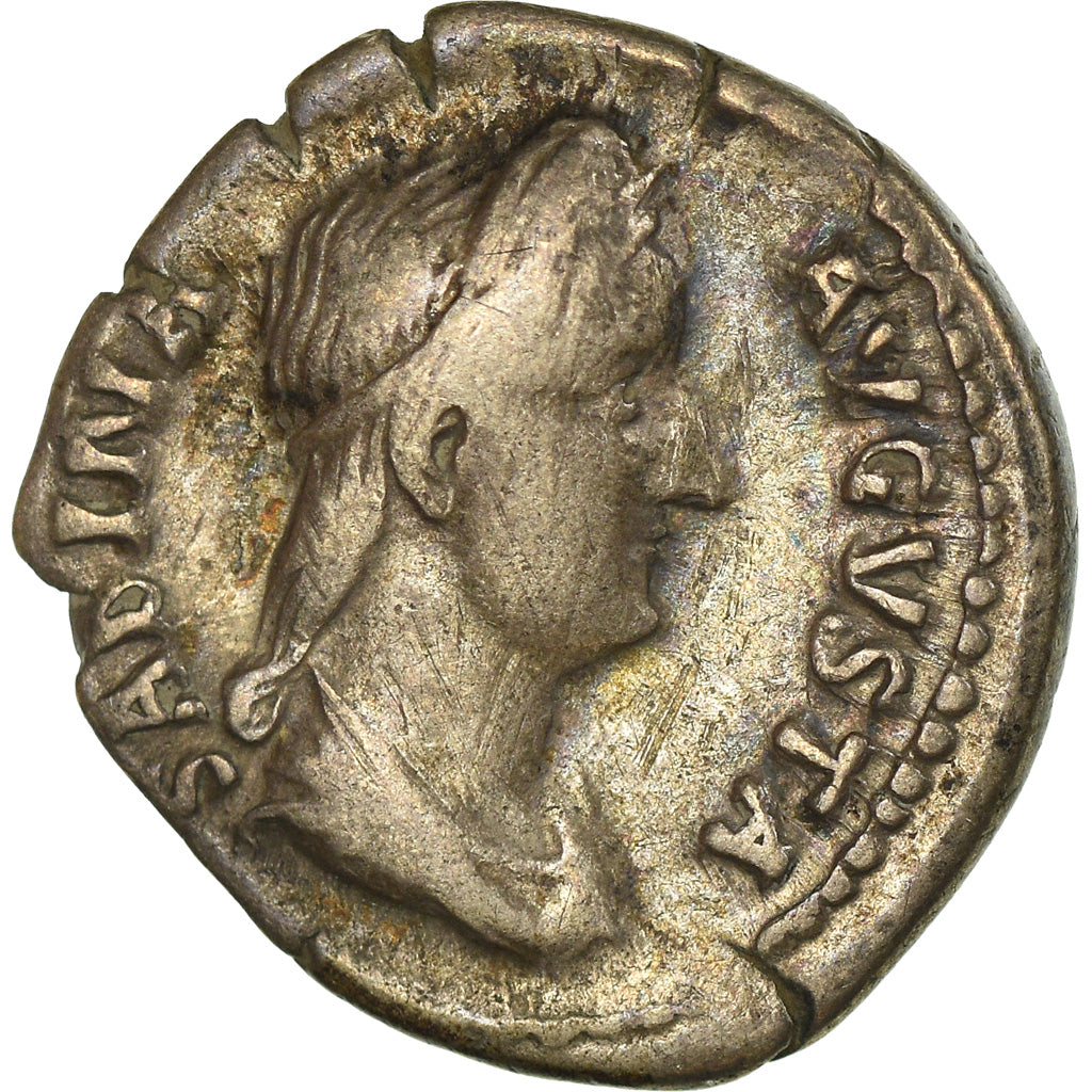 Moneda, Sabina, Denarius, 136, Roma, MBC, Plata, RIC:399