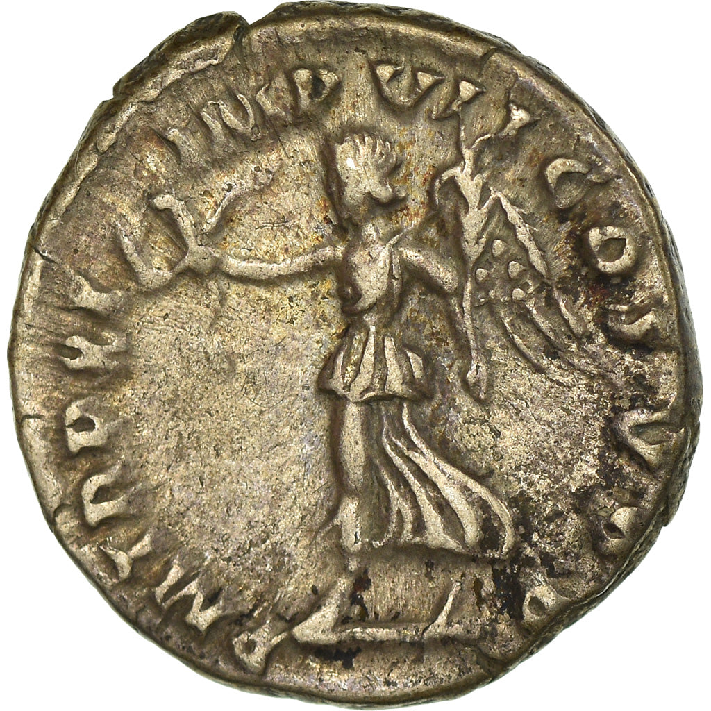Coin, Commodus, Denarius, 186, Rome, AU(50-53), Silver, RIC:122a