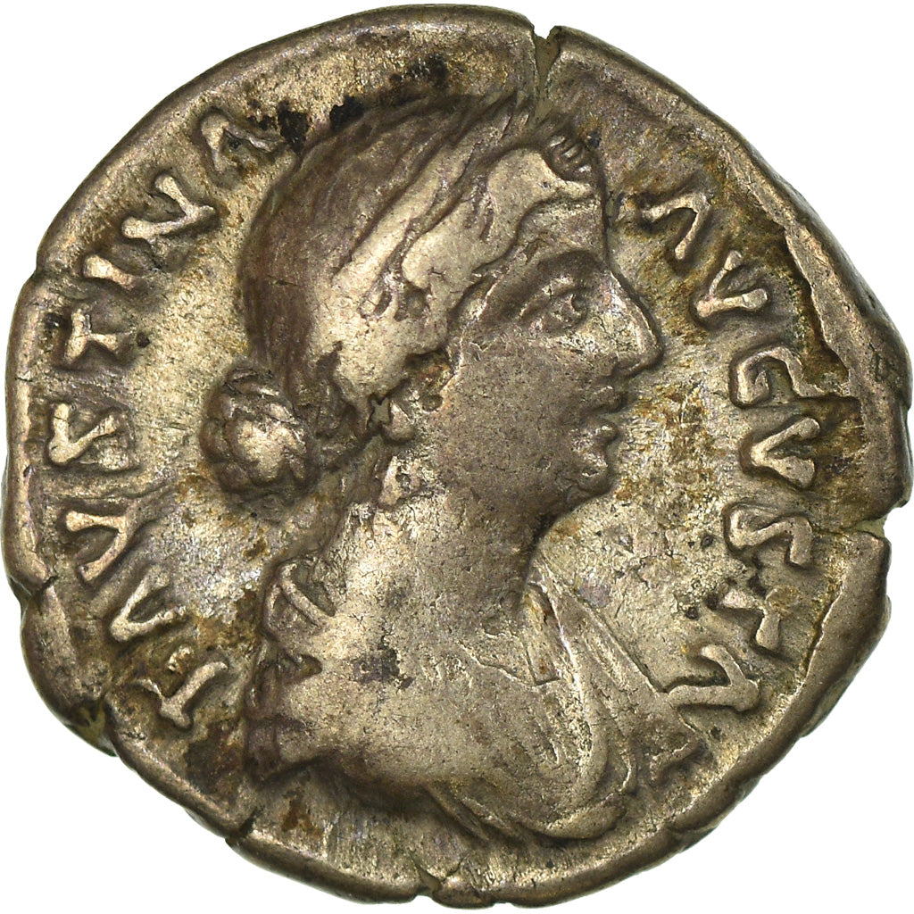 Munten, Faustina II, Denarius, 161-175, Roma, ZF, Zilver, RIC:696