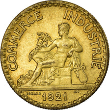 Moneda, Francia, Chambre de commerce, 50 Centimes, 1921, EBC, Aluminio - bronce