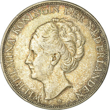 Coin, Netherlands, Wilhelmina I, 2-1/2 Gulden, 1929, VF(30-35), Silver, KM:165