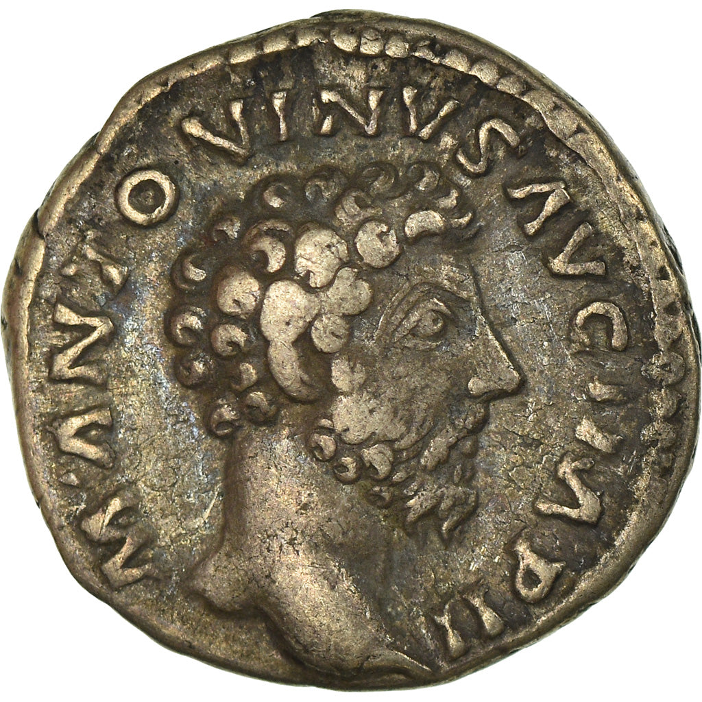 Coin, Marcus Aurelius, Denarius, 164, Roma, EF(40-45), Silver, RIC:62