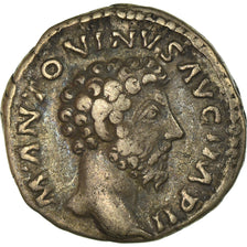 Coin, Marcus Aurelius, Denarius, 164, Roma, EF(40-45), Silver, RIC:62