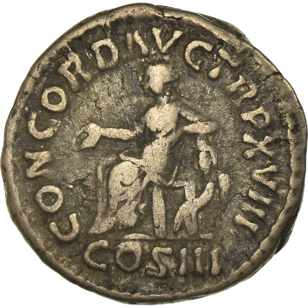 Coin, Marcus Aurelius, Denarius, 164, Roma, EF(40-45), Silver, RIC:62