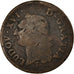 Moneta, Francia, Louis XVI, Sol ou sou, Sol, 1790, Bordeaux, B+, Rame, KM:578.8