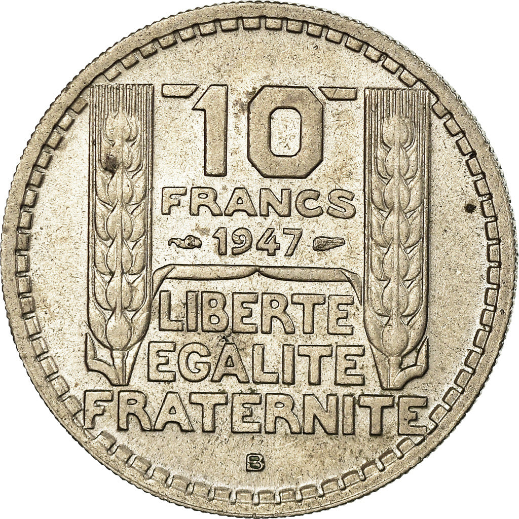 Coin, France, Turin, 10 Francs, 1947, Beaumont - Le Roger, MS(60-62)