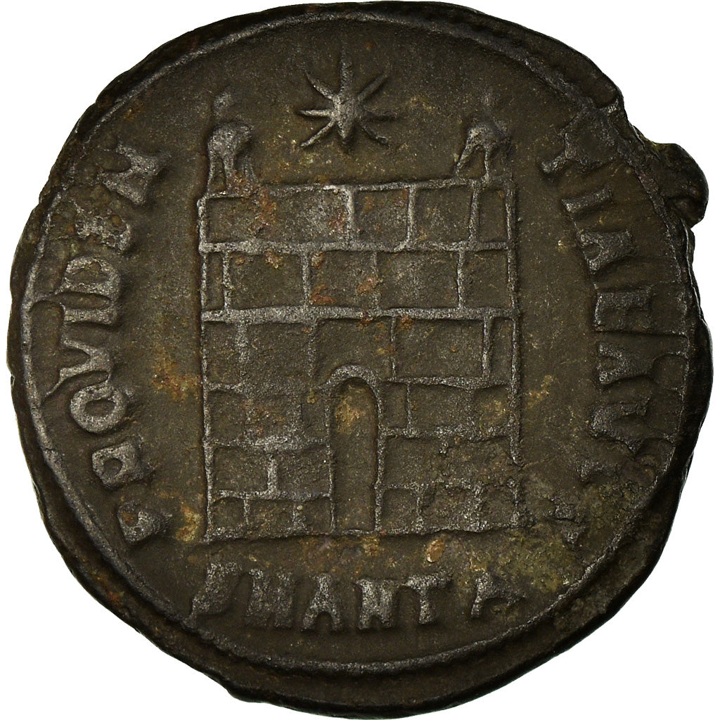 Coin, Constantine I, Nummus, 325-326, Antioch, AU(50-53), Copper, RIC:63