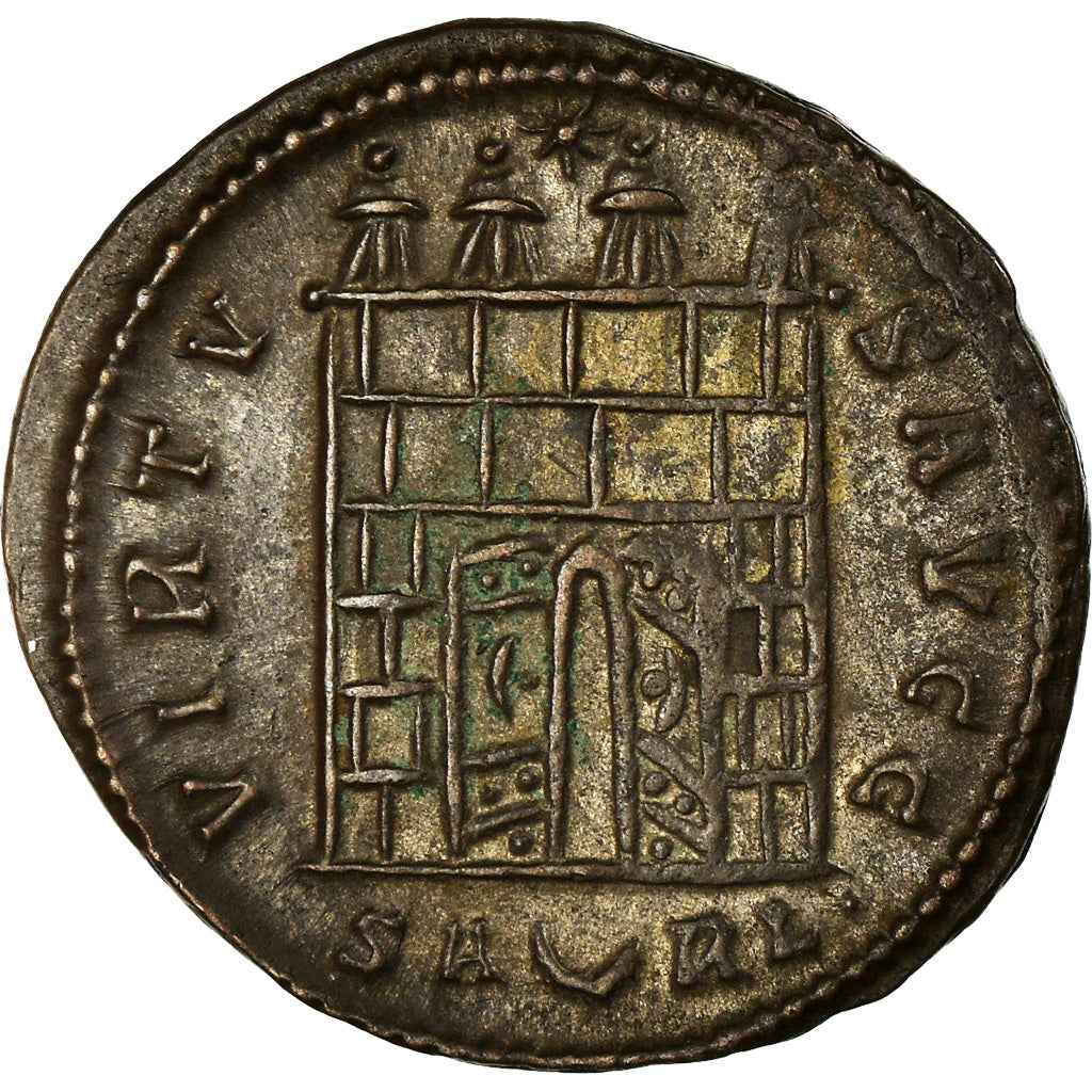 Coin, Constantine I, Nummus, 325-326, Arles, AU(55-58), Copper, RIC:291