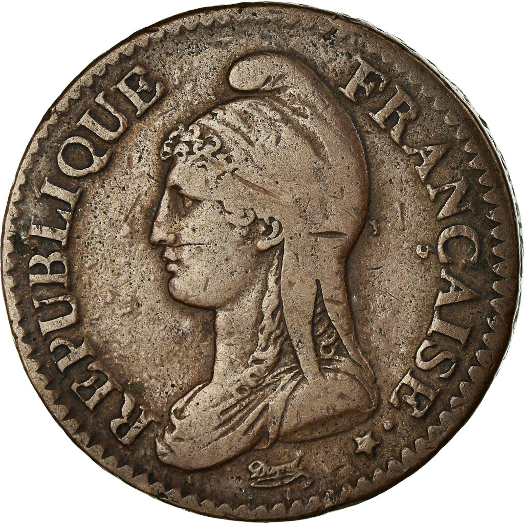 Monnaie, France, Dupré, 2 Décimes, AN 4, Paris, TB+, Bronze, Gadoury:300