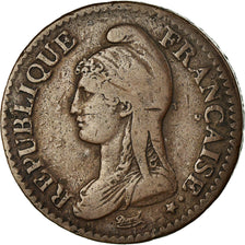 Monnaie, France, Dupré, 2 Décimes, AN 4, Paris, TB+, Bronze, Gadoury:300