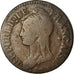 Moneta, Francia, Dupré, 5 Centimes, 1798, Strasbourg, An 6/5, MB, Bronzo