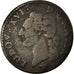 Moneda, Francia, Louis XVI, 1/2 Sol ou 1/2 sou, 1/2 Sol, 1778, La Rochelle, BC+