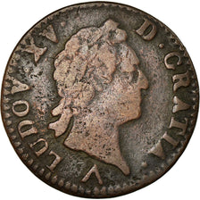 Moeda, França, Louis XV, Sol à la vieille tête, Sol, 1774, Lille, VF(20-25)