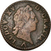 Monnaie, France, Louis XV, Sol à la vieille tête, Sol, 1774, Lille, TB