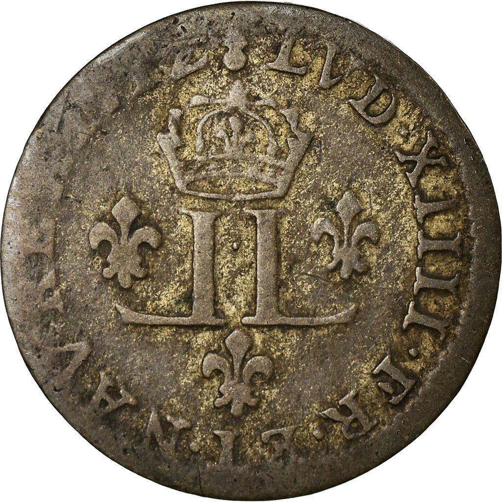 Moneta, Francia, Louis XIV, XV Deniers (pièce de), 15 Deniers, 1712, Metz, BB