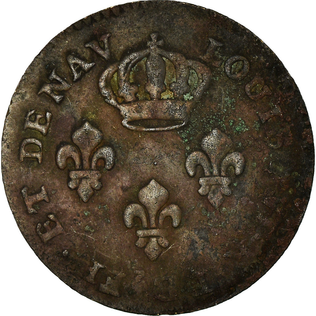 Coin, FRENCH GUIANA, 2 Sous, 1789, Paris, VF(20-25), Billon, KM:1, Lecompte:20