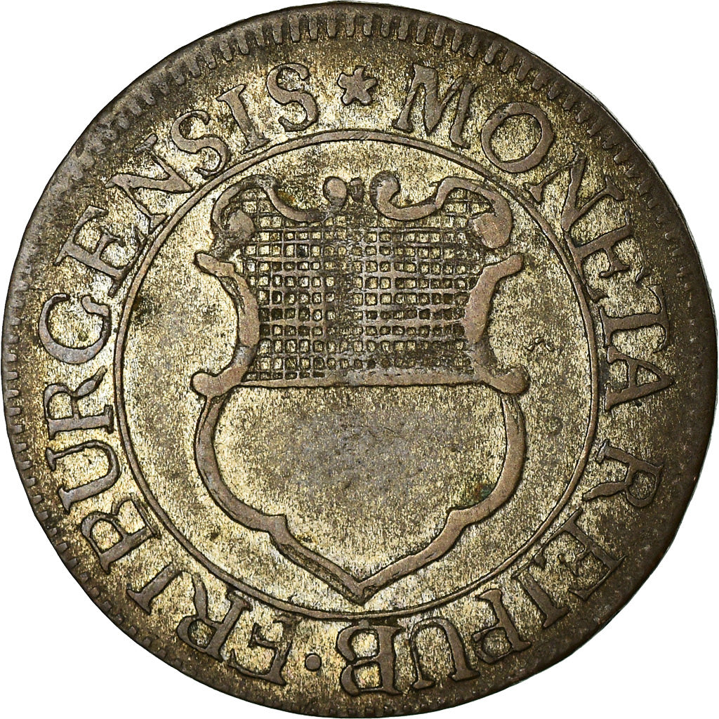 Moneta, CANTONI SVIZZERI, FREIBURG, 2 Kreuzer, 1789, Fribourg, BB, Biglione