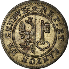 Moneta, CANTONI SVIZZERI, GENEVA, 6 Deniers, 1819, Genève, SPL-, Argento