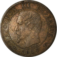 Monnaie, France, Napoleon III, Napoléon III, Centime, 1854, Paris, TTB, Bronze
