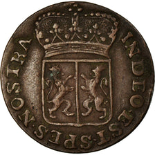 Coin, Netherlands, GELDERLAND, Duit, 1786, AU(50-53), Copper, KM:105
