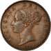 Coin, Great Britain, Victoria, 1/2 Penny, 1855, EF(40-45), Copper, KM:726
