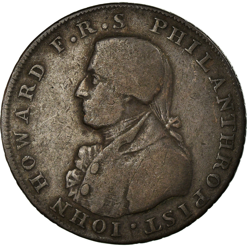 Coin, Great Britain, Hampshire, Halfpenny Token, 1794, Portsmouth, VF(20-25)