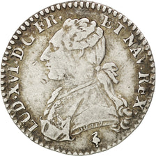 Monnaie, France, Louis XVI, 1/10 Écu, 12 Sols, 1/10 ECU, 1780, Paris, TB+