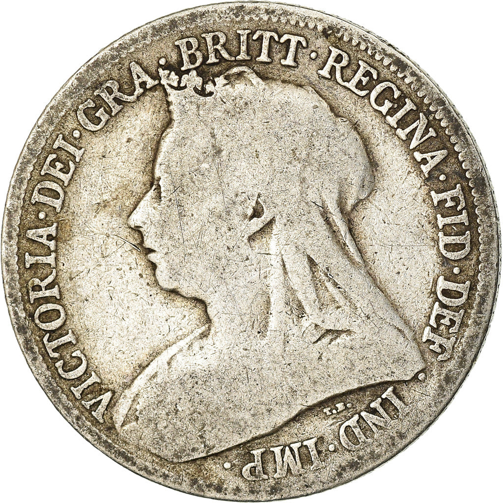 Coin, Great Britain, Victoria, Shilling, 1898, VG(8-10), Silver, KM:780