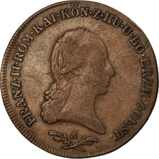 Moneta, Austria, Franz II (I), 6 Kreuzer, 1800, EF(40-45), Miedź, KM:2128