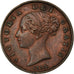 Moneta, Gran Bretagna, Victoria, 1/2 Penny, 1854, BB+, Rame, KM:726