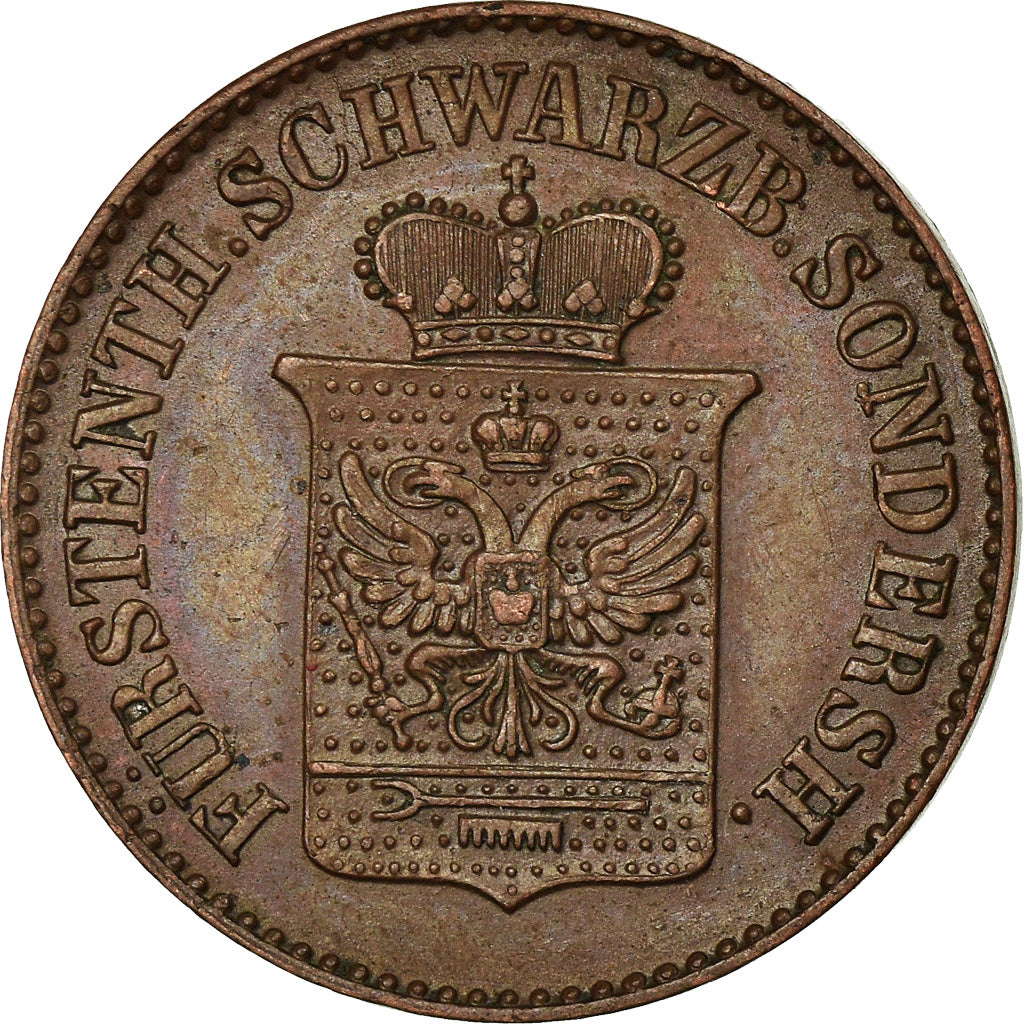 Munten, Duitse staten, SCHWARZBURG-SONDERSHAUSEN, G, 3 Pfennig, 1846, Arnstadt