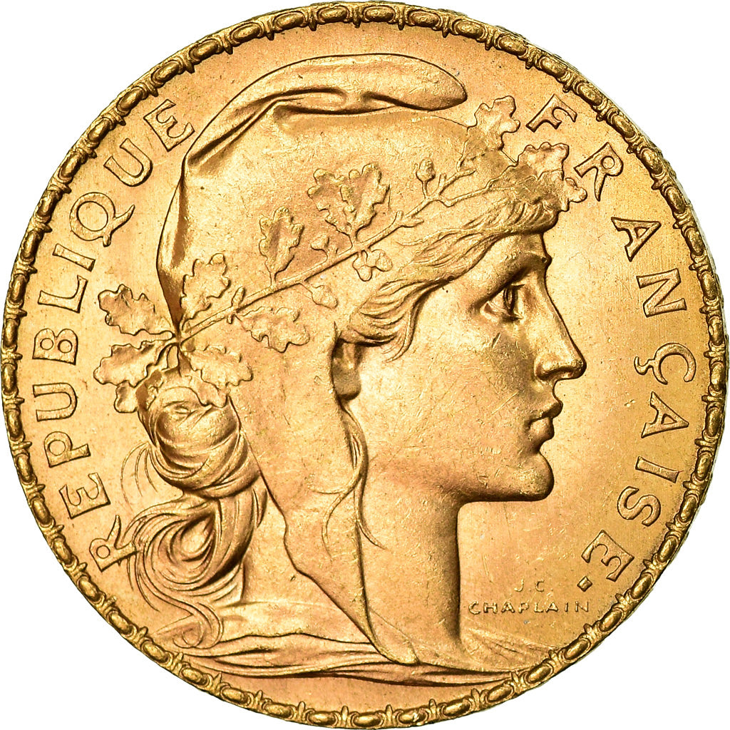 Monnaie, France, Marianne, 20 Francs, 1911, SUP+, Or, Gadoury:1064a, KM:857