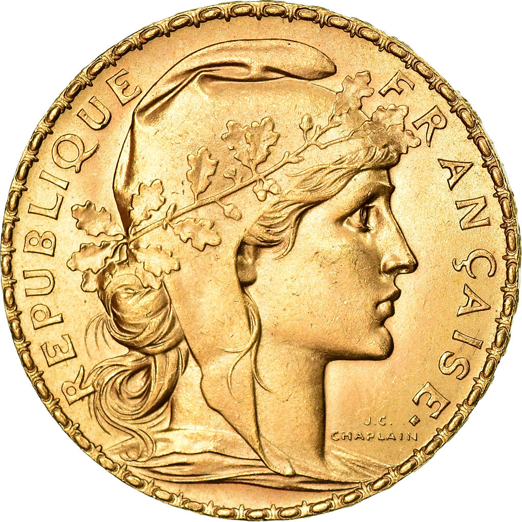 Monnaie, France, Marianne, 20 Francs, 1912, SPL, Or, Gadoury:1064a, KM:857