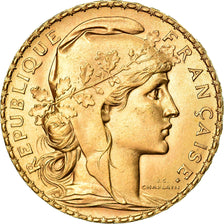 Monnaie, France, Marianne, 20 Francs, 1912, SPL, Or, Gadoury:1064a, KM:857