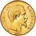 Munten, Frankrijk, Napoleon III, 50 Francs, 1855, Paris, ZF+, Goud, Gadoury:1111