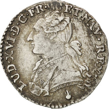 Francia, Louis XVI, 1/10 Écu, 12 Sols, 1/10 ECU, 1784, Metz, MB+, Argento, K...