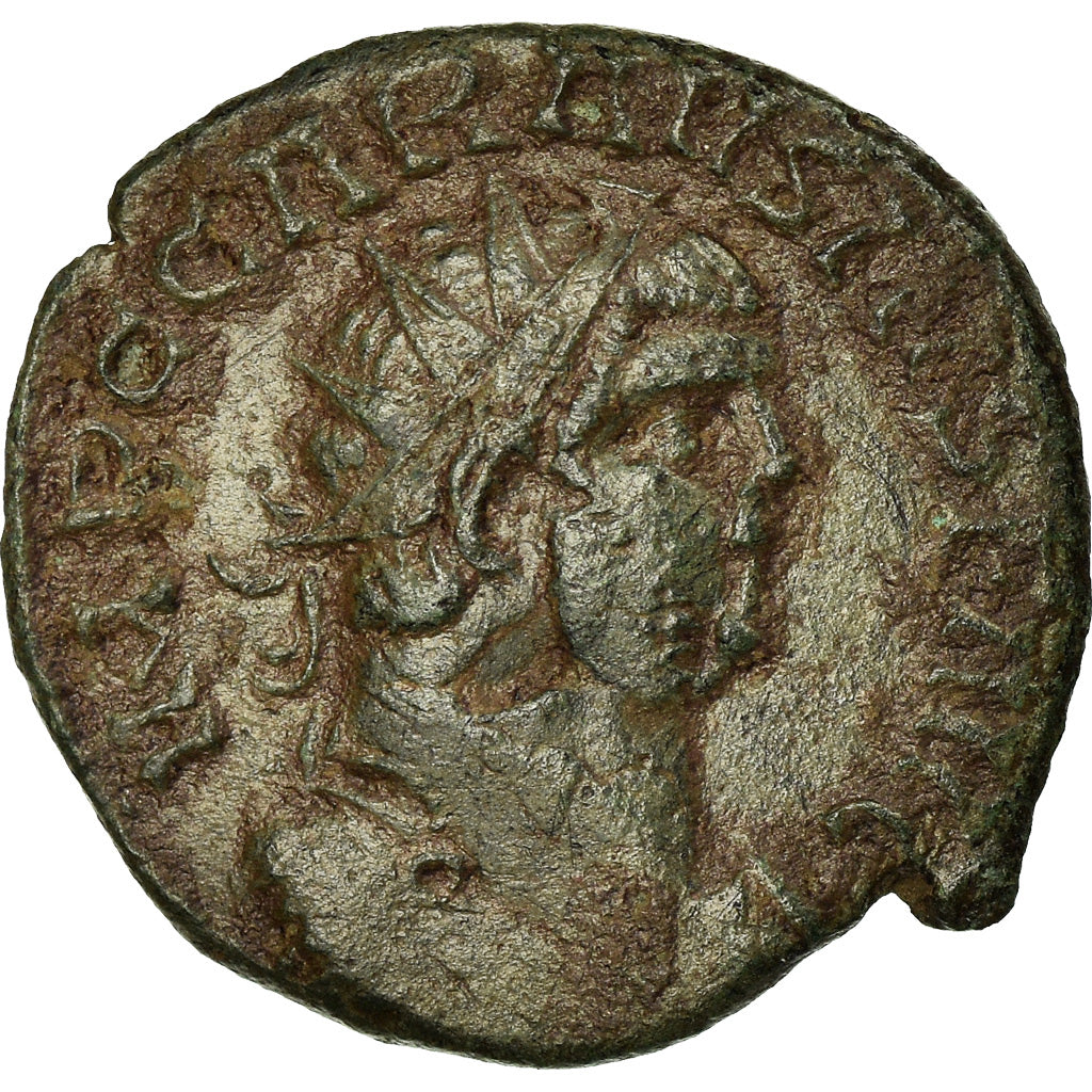 Coin, Carausius, Aurelianus, 292, London, VF(30-35), Billon, RIC:98