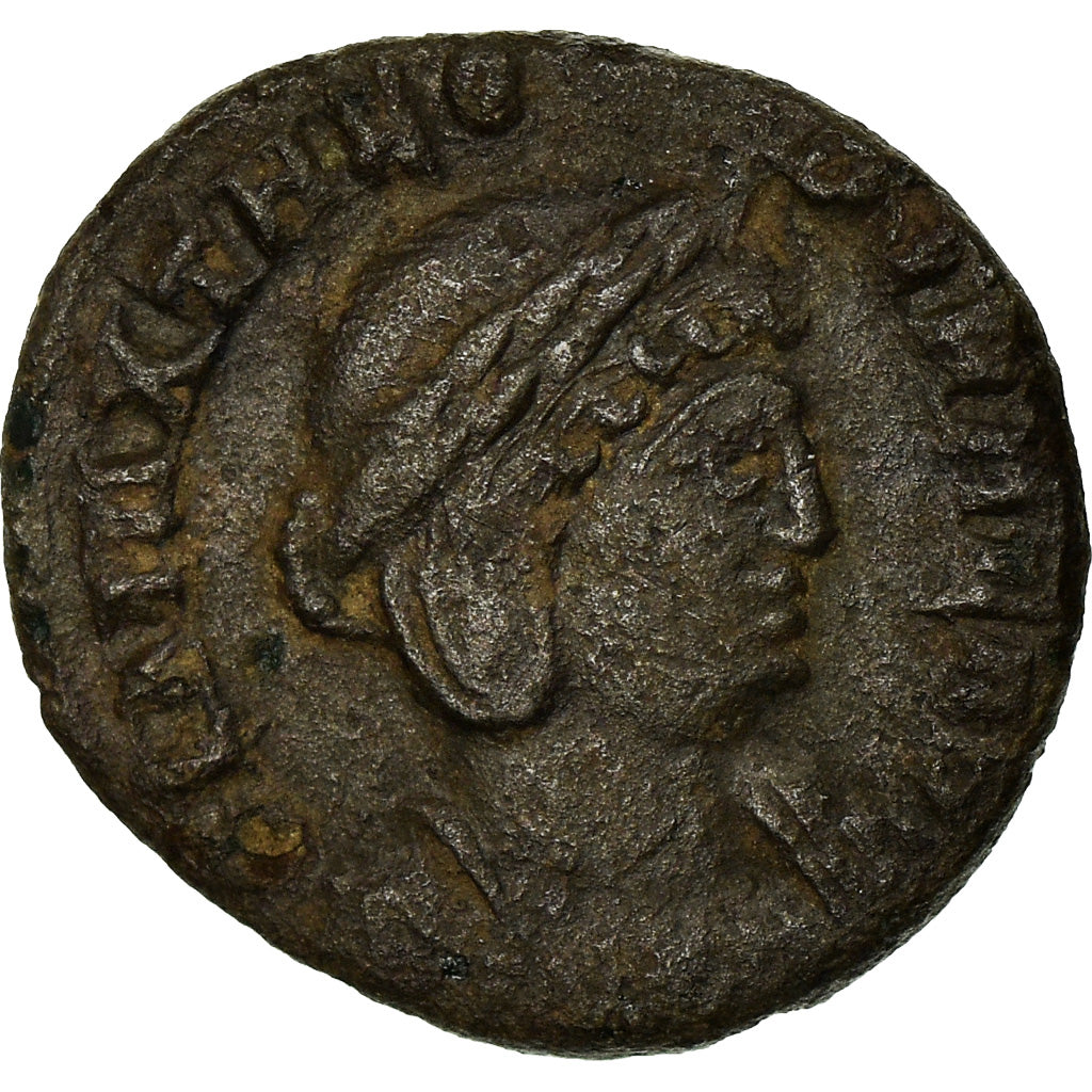 Monnaie, Theodora, Nummus, 337-340, Trèves, TTB, Cuivre, RIC:91