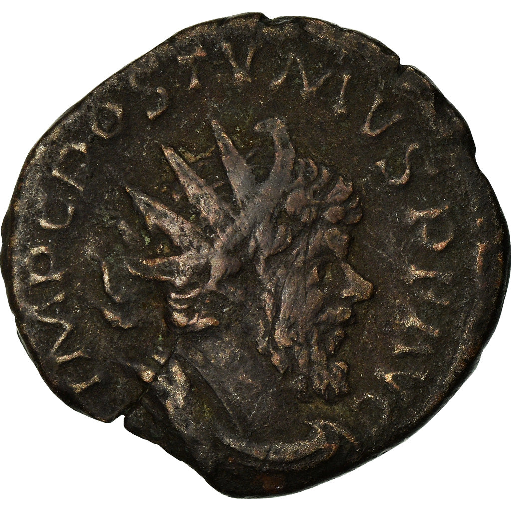 Coin, Postumus, Antoninianus, 263-265, Trier, VF(30-35), Billon, RIC:75