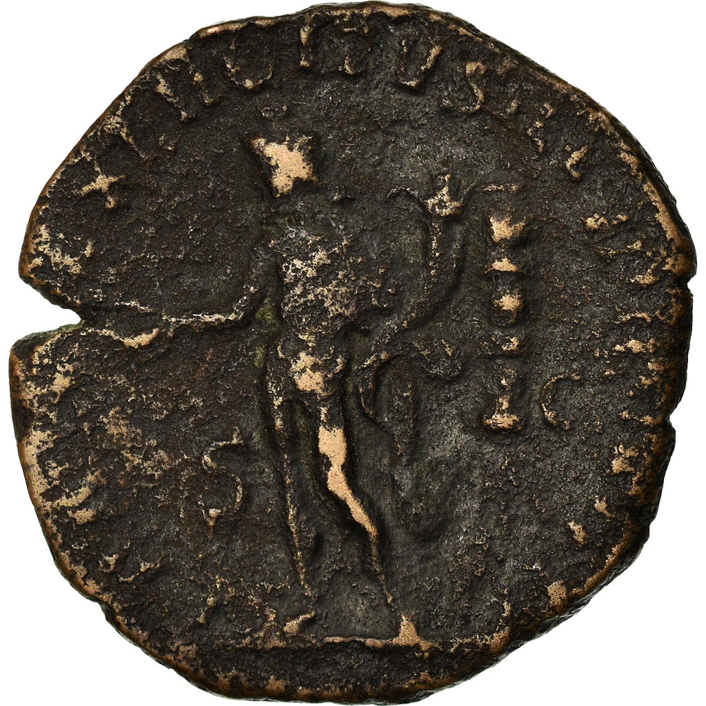 Coin, Trajan Decius, Sestertius, 249, Rome, Rare, VF(20-25), Bronze, RIC:105a