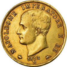 Coin, ITALIAN STATES, KINGDOM OF NAPOLEON, Napoleon I, 40 Lire, 1812, Milan