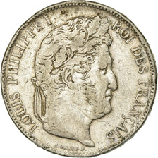 Monnaie, France, Louis-Philippe, 5 Francs, 1840, Strasbourg, TB+, Argent