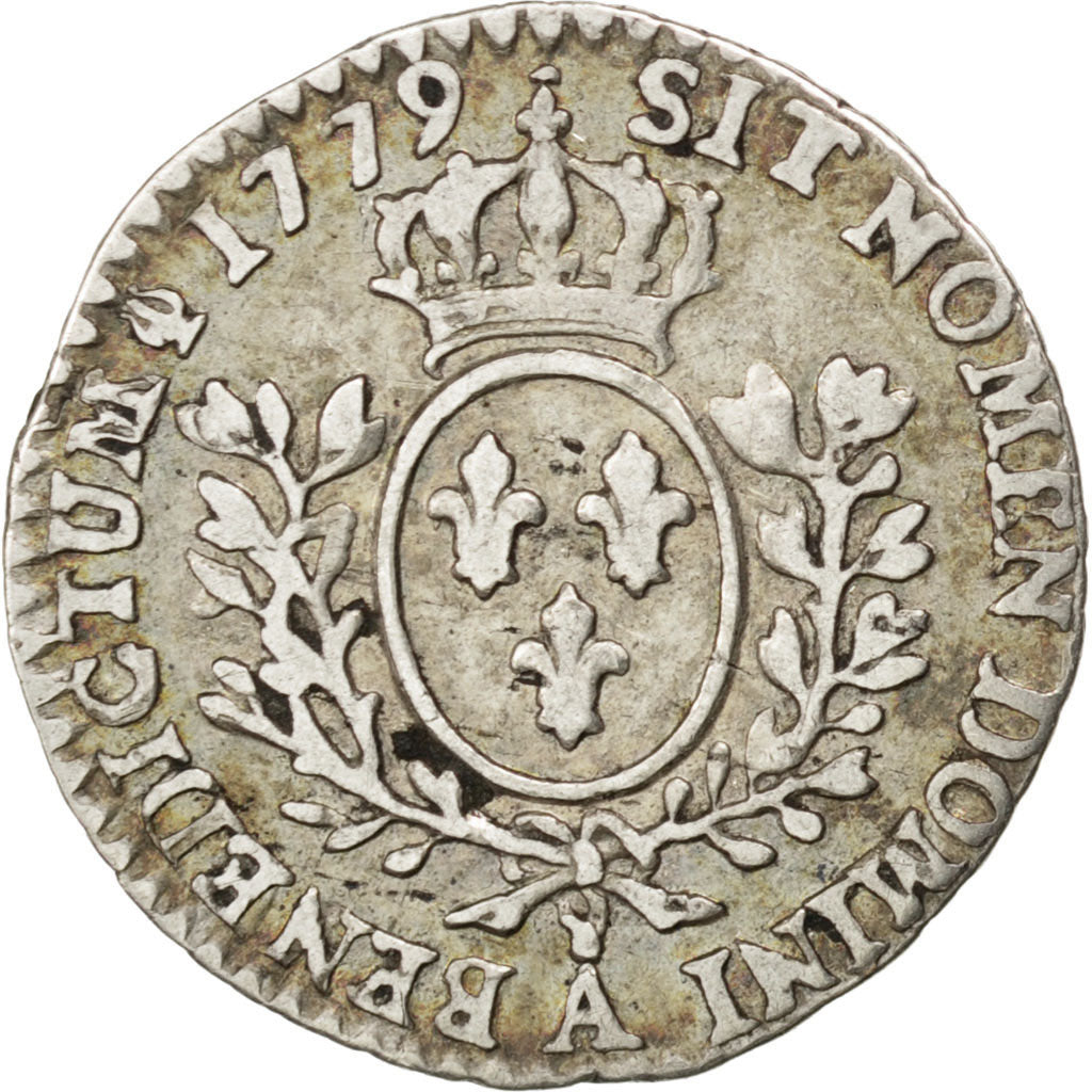 Coin, France, Louis XV, 1/20 Écu à la vieille tête (6 sols), 6 Sols, 1/20