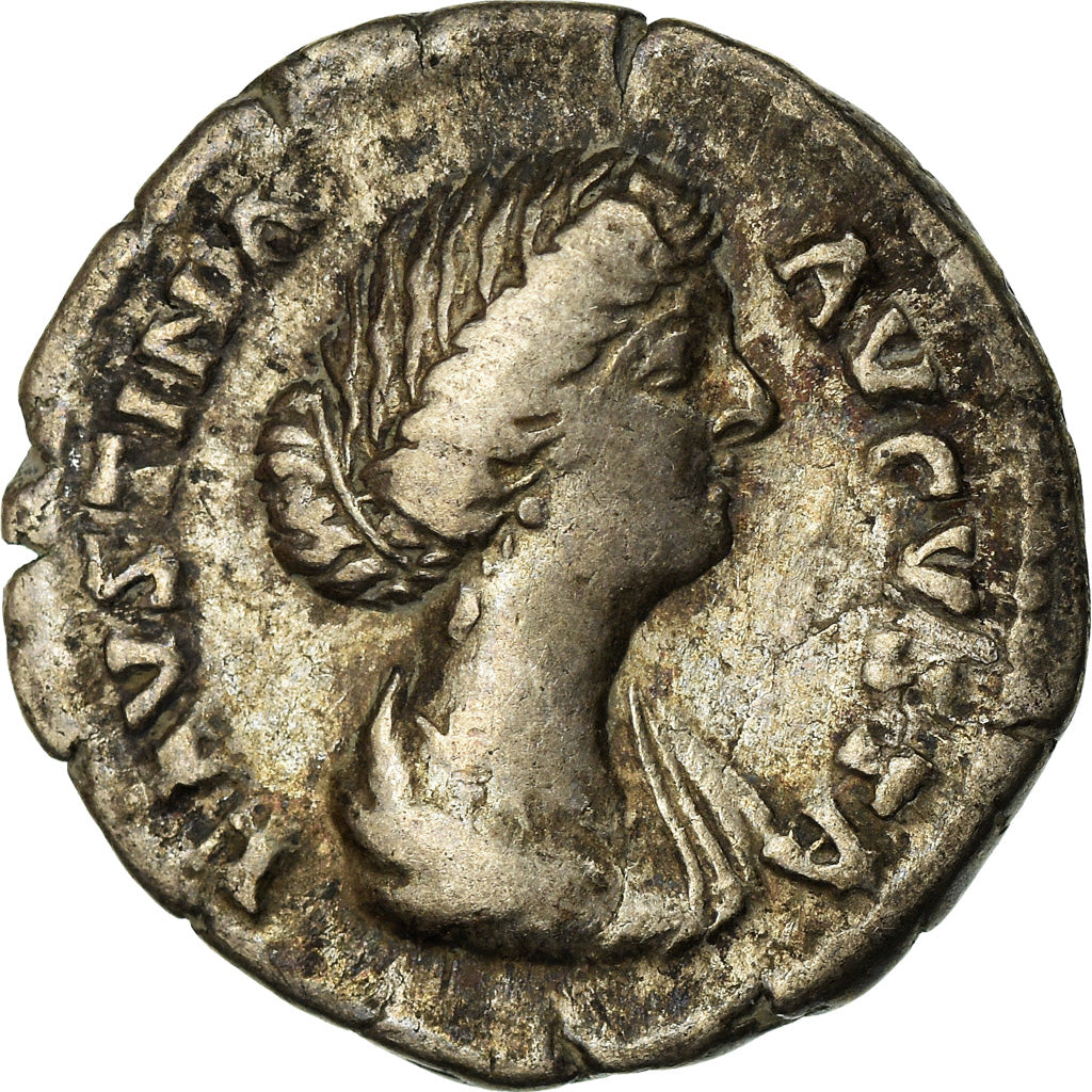Coin, Faustina II, Denarius, 165-175, Rome, EF(40-45), Silver, RIC:683
